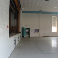 Interior of Benet Auditorium through side door