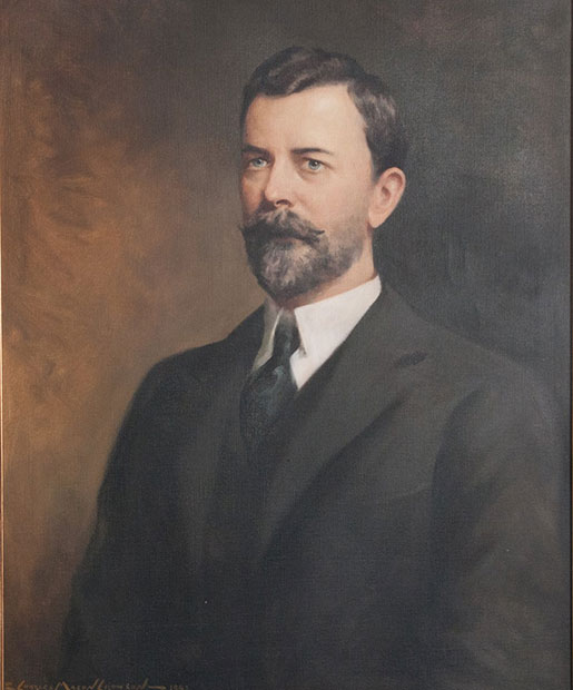 Oil painting of Andrew Charles Moore, by Charles Mason Crowson, 1943.
