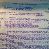 "Developments &amp; Repairs - continued."