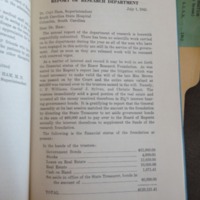 Report of Research Department