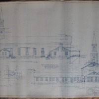 The Blueprint for the Chapel of Hope, North and West side.