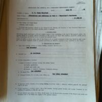 Application for Alterations and Additions to Unit A