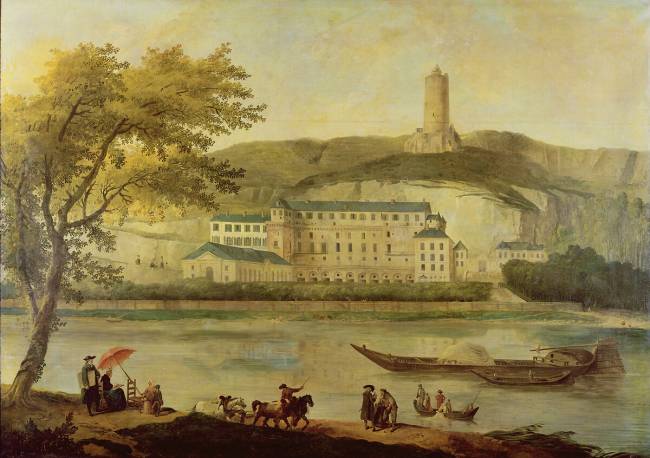 View of the château de La Roche-Guyon 
